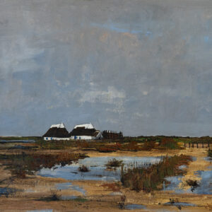 Camargue - Pierre Barat © oeuvre mise en vente par L'Atelier Galerie des Alpilles