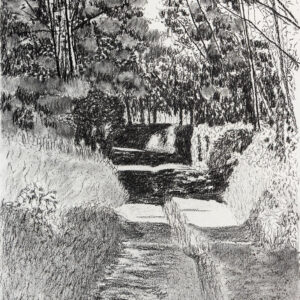 jardin - Barbiero © oeuvre mise en vente par L'Atelier Galerie des Alpilles