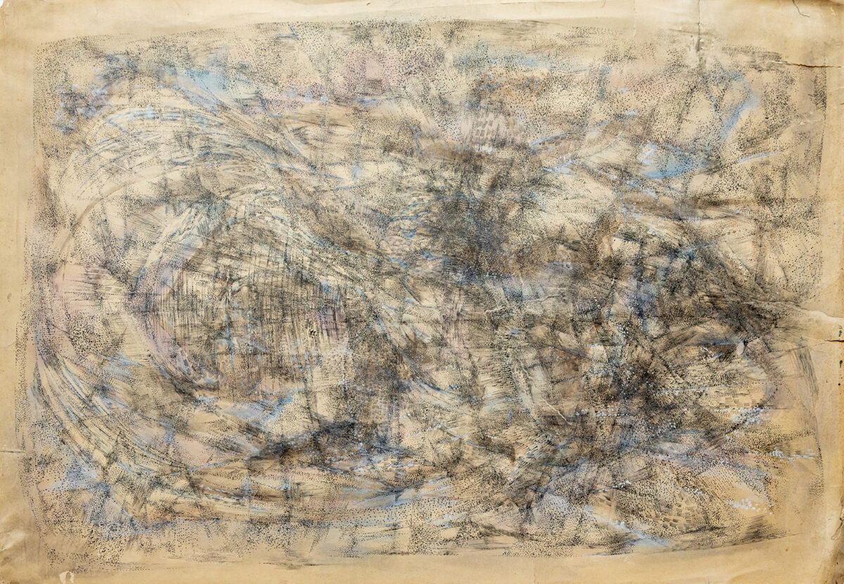 Dessin abstrait - Joseph Alessandri © oeuvre mise en vente par L'Atelier Galerie des Alpilles