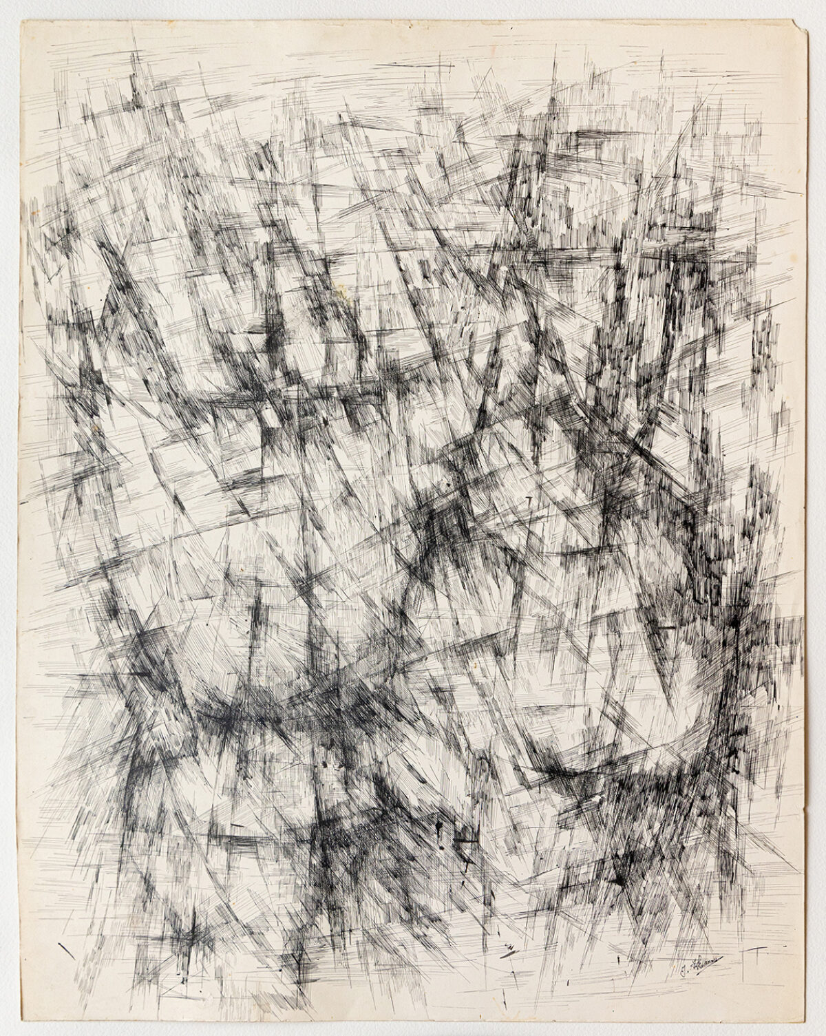 Dessin abstrait - Joseph Alessandri © oeuvre mise en vente par L'Atelier Galerie des Alpilles