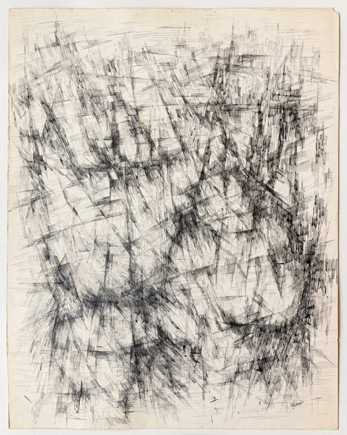Dessin abstrait - Joseph Alessandri © oeuvre mise en vente par L'Atelier Galerie des Alpilles