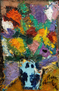 vase de fleurs - Ambrogiani © oeuvre mise en vente par L'Atelier Galerie des Alpilles