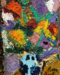 vase de fleurs - Ambrogiani © oeuvre mise en vente par L'Atelier Galerie des Alpilles