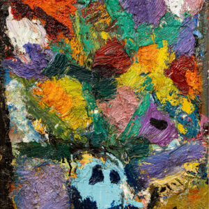 vase de fleurs - Ambrogiani © oeuvre mise en vente par L'Atelier Galerie des Alpilles