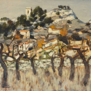 Eygalières - Eugène Baboulène © oeuvre mise en vente par L'Atelier Galerie des Alpilles