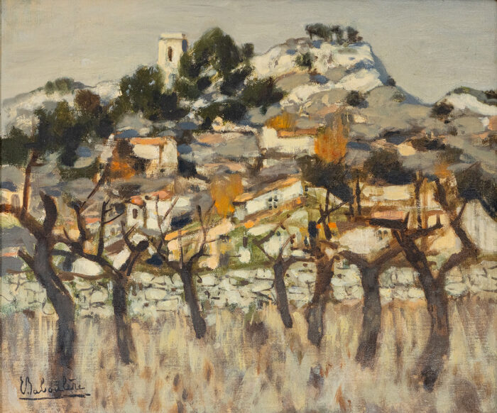 Eygalières - Eugène Baboulène © oeuvre mise en vente par L'Atelier Galerie des Alpilles