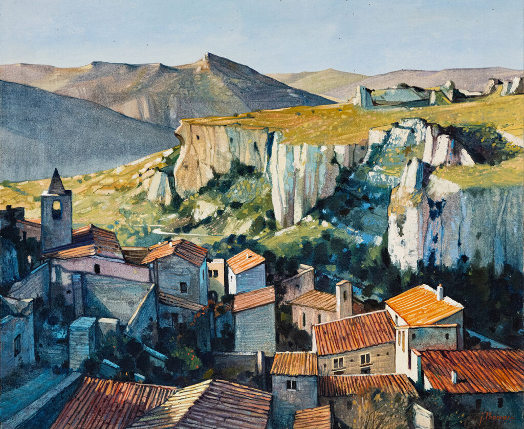 les artistes en Terres Provençales - Jean THOMAS - Les Baux © L'Atelier Galerie des Alpilles