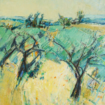 Les oliviers - Betremieux © Oeuvre mise en vente par L'Atelier Galerie des Alpilles