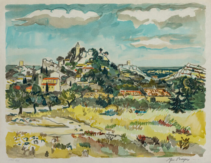 Montagne Sainte-Victoire - Brayer © Oeuvre mise en vente par L'Atelier Galerie des Alpilles