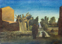 Paysage - Buffile © Oeuvre mise en vente par L'Atelier Galerie des Alpilles