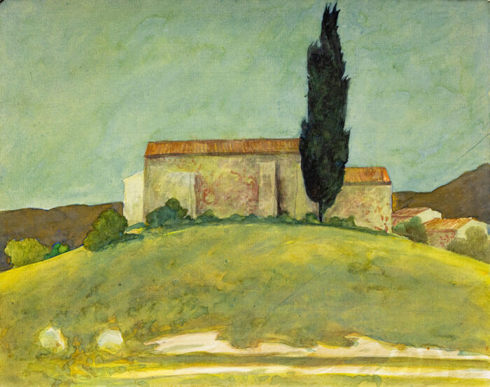Chapelle Saint-Sixte - Buffile © Oeuvre mise en vente par L'Atelier Galerie des Alpilles