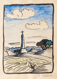 10 variations pour une croix - Chabaud © Oeuvre mise en vente par L'Atelier Galerie des Alpilles