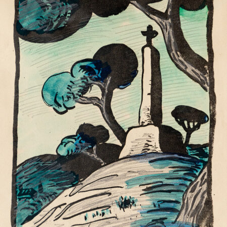 10 variations pour une croix - Chabaud © Oeuvre mise en vente par L'Atelier Galerie des Alpilles