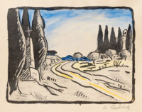 10 variations pour une croix - Chabaud © Oeuvre mise en vente par L'Atelier Galerie des Alpilles