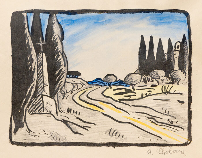 10 variations pour une croix - Chabaud © Oeuvre mise en vente par L'Atelier Galerie des Alpilles