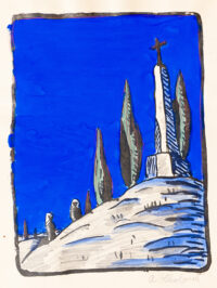 10 variations pour une croix - Chabaud © Oeuvre mise en vente par L'Atelier Galerie des Alpilles