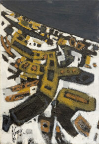 Abstraction - Coupille © Oeuvre mise en vente par L'Atelier Galerie des Alpilles