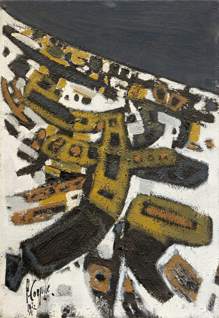 Abstraction - Coupille © Oeuvre mise en vente par L'Atelier Galerie des Alpilles