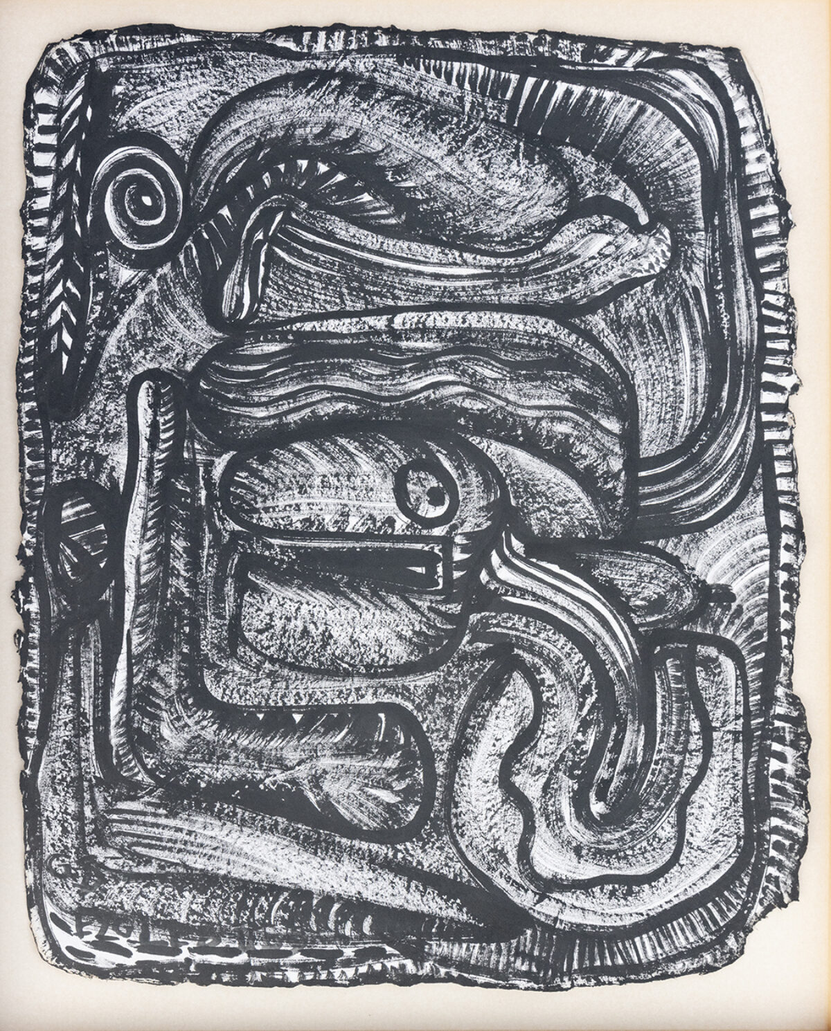 Serpent - Drouillet © Oeuvre mise en vente par L'Atelier Galerie des Alpilles