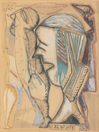 Figures - Drouillet © Oeuvre mise en vente par L'Atelier Galerie des Alpilles