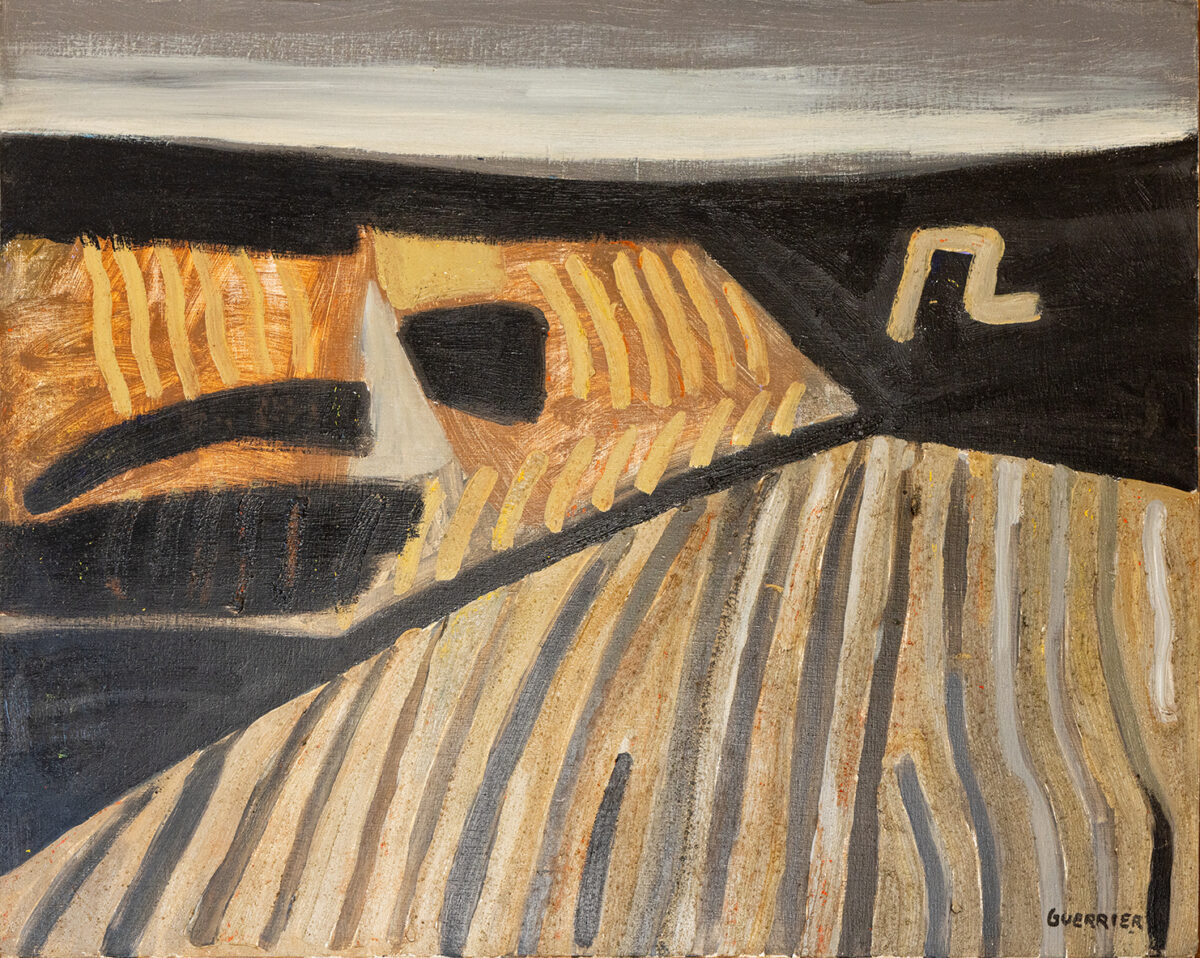 Paysage de Sicile - Raymond Guerrier © Oeuvre mise en vente par L'Atelier Galerie des Alpilles