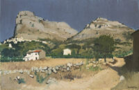 La Sainte-Victoire - Humblot © Oeuvre mise en vente par L'Atelier Galerie des Alpilles