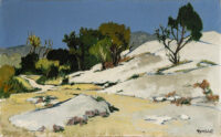 Paysage provençal - Humblot © Oeuvre mise en vente par L'Atelier Galerie des Alpilles