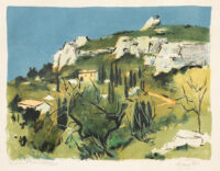 Mas dans les alpilles - Humblot © Oeuvre mise en vente par L'Atelier Galerie des Alpilles