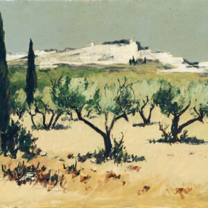 Paysage- Humblot - ©Oeuvre mise en vente par L'Atelier Galerie des Alpilles