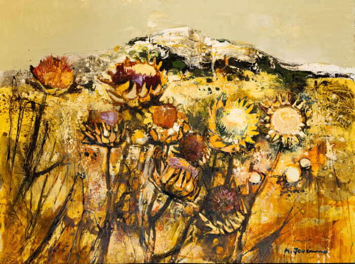 Grands tournesols - Michel Jouenne © Oeuvre mise en vente par L'Atelier Galerie des Alpilles