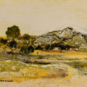 Les alpilles - Michel Jouenne © Oeuvre mise en vente par L'Atelier Galerie des Alpilles