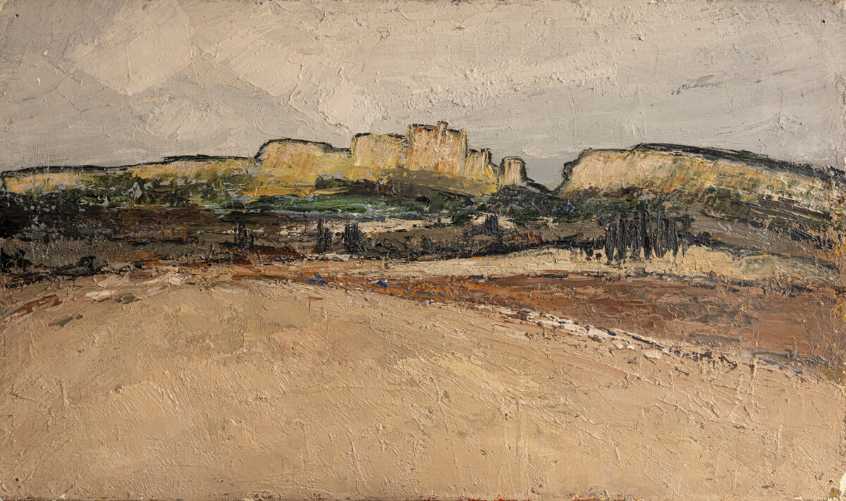 Les alpilles - Anne-Marie Leguillier © Oeuvre mise en vente par L'Atelier Galerie des Alpilles