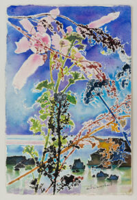 Les fleurs devant l'ocean - André Marchand © Oeuvre mise en vente par L'Atelier Galerie des Alpilles