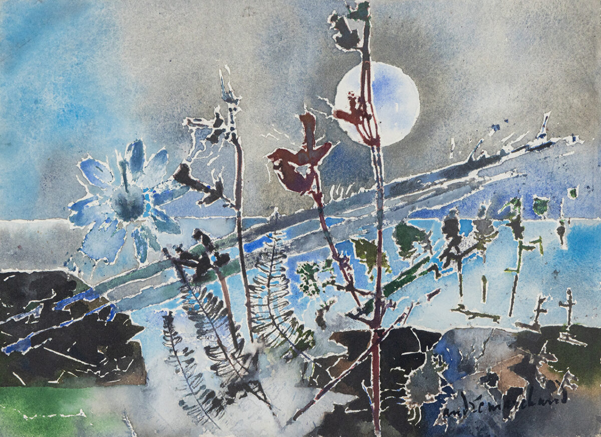 Transparence de brume aquatique - André Marchand © Oeuvre mise en vente par L'Atelier Galerie des Alpilles