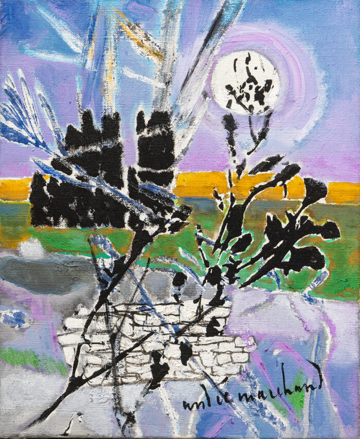La chaleur des terres - André Marchand © Oeuvre mise en vente par L'Atelier Galerie des Alpilles