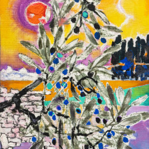 Gloire du soir - André Marchand © Oeuvre mise en vente par L'Atelier Galerie des Alpilles
