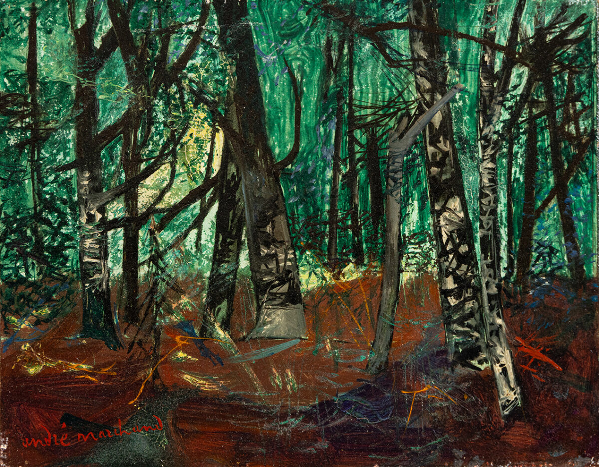 Forêt - André Marchand © Oeuvre mise en vente par L'Atelier Galerie des Alpilles