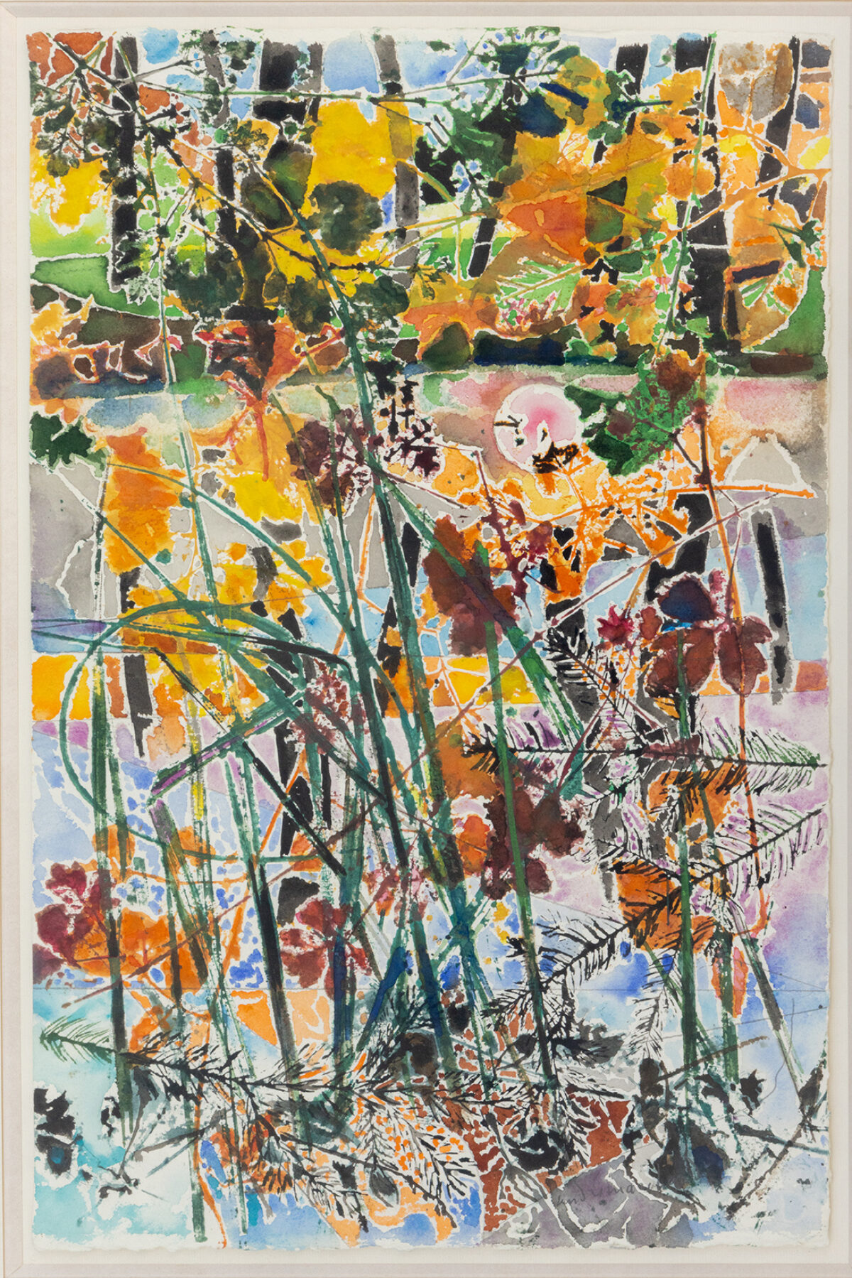 Lumière végétale - André Marchand © Oeuvre mise en vente par L'Atelier Galerie des Alpilles