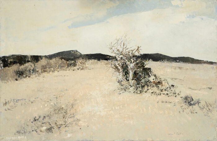 La Montagnette - Henri-André Martin © Oeuvre mise en vente par L'Atelier Galerie des Alpilles