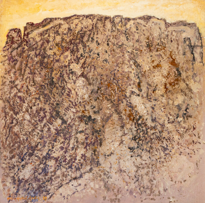 Météorologie brune - Henri-André Martin © Oeuvre mise en vente par L'Atelier Galerie des Alpilles