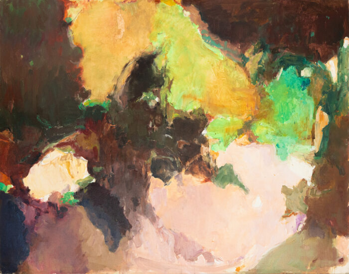 Paysage abstrait - Montheillet © Oeuvre mise en vente par L'Atelier Galerie des Alpilles