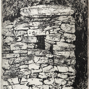Mur en pierre - Moskovtchenko © Oeuvre mise en vente par L'Atelier Galerie des Alpilles