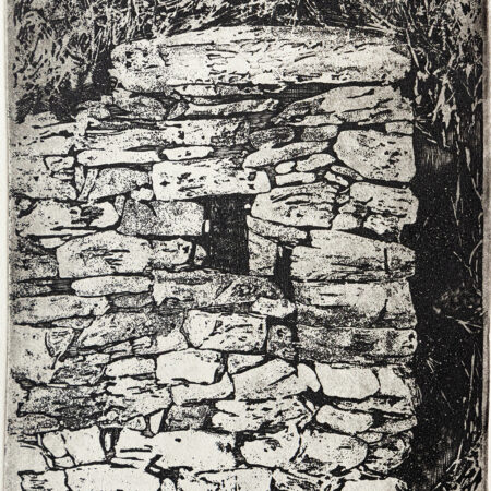 Mur en pierre - Moskovtchenko © Oeuvre mise en vente par L'Atelier Galerie des Alpilles