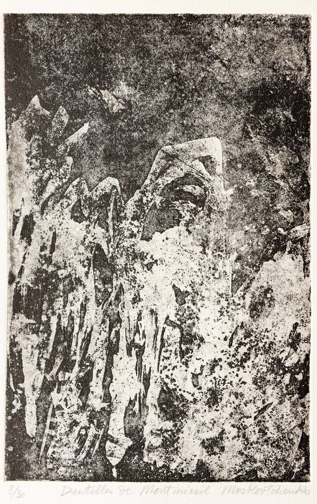 Dentelles de Montmirail - Moskovtchenko © Oeuvre mise en vente par L'Atelier Galerie des Alpilles