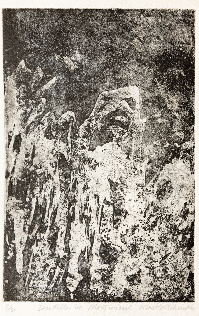 Dentelles de Montmirail - Moskovtchenko © Oeuvre mise en vente par L'Atelier Galerie des Alpilles