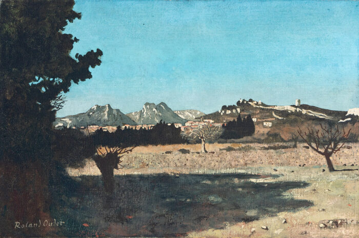 Eygalières - Oudot - ©Oeuvre mise en vente par L'Atelier Galerie des Alpilles