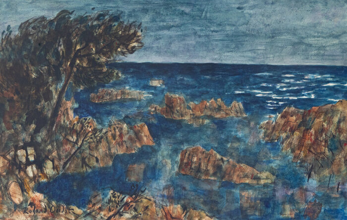 Méditerannée - Oudot - ©Oeuvre mise en vente par L'Atelier Galerie des Alpilles