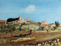 Eygalières - Oudot - ©Oeuvre mise en vente par L'Atelier Galerie des Alpilles
