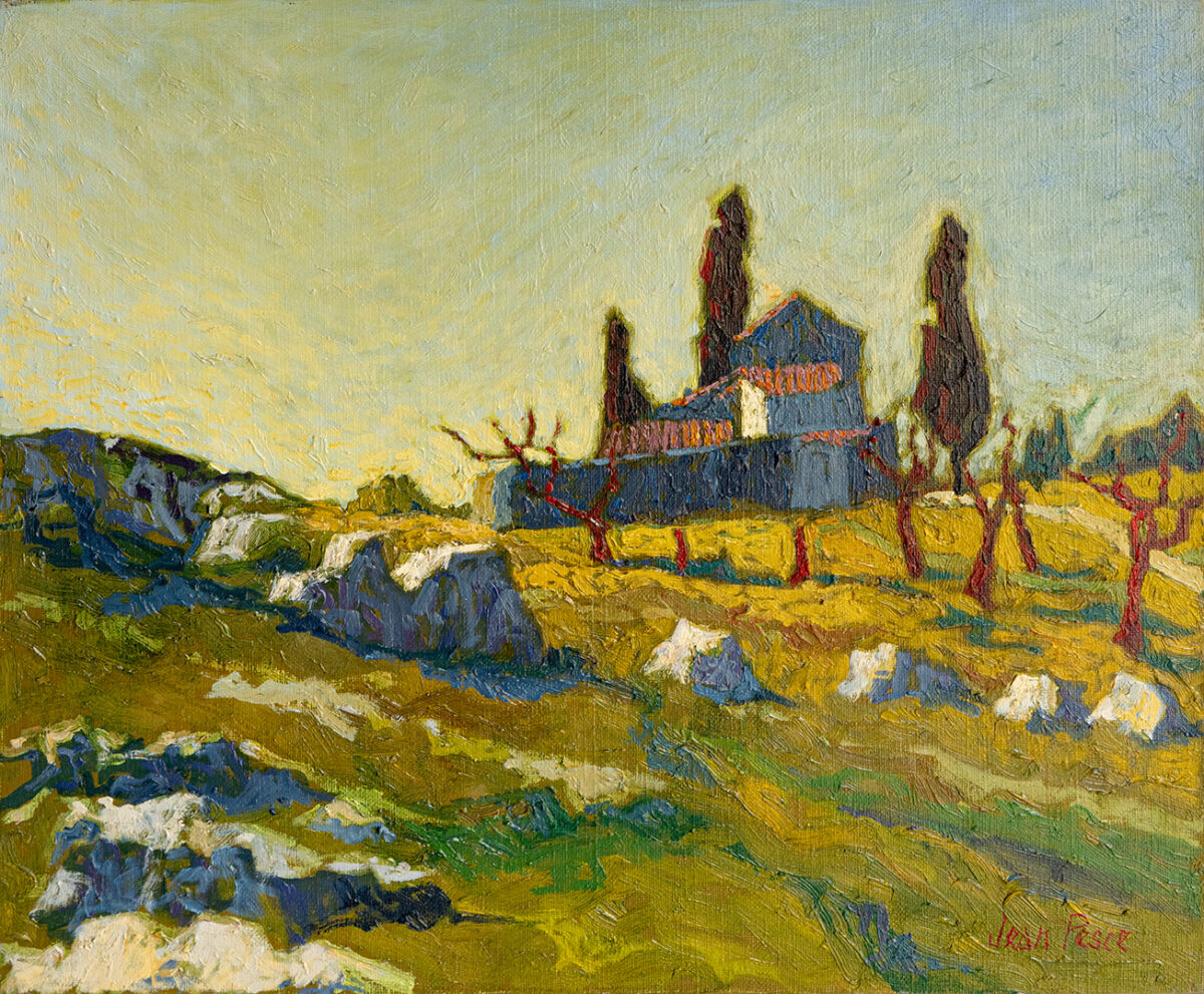 Chapelle Saint Sixte - Pesce - ©Oeuvre mise en vente par L'Atelier Galerie des Alpilles