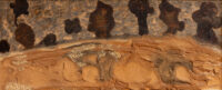 Paysage Toutain's land - Piaubert - ©Oeuvre mise en vente par L'Atelier Galerie des Alpilles